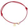 Ailiessy Love Heart Constellation Bracelet for Women Handmade Braided Rope Round Disc Coin Zodiac Bracelet Charm Fashion Red String Friendship Bracelet Jewelry