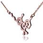 Clayton Jewelry Labs THC Tetrahydrocannabinol Weed Marijuana Molecule Stainless Steel Necklace