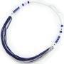 Firstmeet Multi-Layer Two-Color Chain Statement Necklace