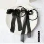 DAMLENG Fashion Lightweight Handmade Black Beaded Hoop Earrings Unique Long Ribbon Bow Tassel Dangle Drop Earrings Jewelry for Women Girls DAMLENG Fashion Lightweight Handmade Black Beaded Hoop Earrings Unique Long Ribbon Bow Tassel Dangle Drop Earrings Jewelry for Women Girls