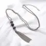 BULINLIN Long Turquoise Necklaces for Women - Sweater Chain Fashion Jewelry with Pendant Silver Tassel, Necklace Gifts for Women