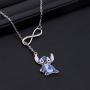 FAADBUK Lilo & Stitch Inspired Gift Ohana Jewelry Stitch Lover Gift Stitch Y Lariat Jewelry Gift for Stitch Fans