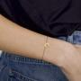 925 Sterling Silver Sunflower Bracelet Jewelry Perfect Gift For Women Girls