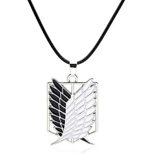 MT Life Attack On Titan Wings of Freedom Necklace Anime Shingeki No Kyojin Scout Regiment Necklace Anime Jewelry