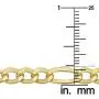 Kooljewelry 14k Yellow Gold Filled Figaro Necklace (3.3 mm, 4.2 mm, 5.2 mm, 6 mm, 7.8 mm or 8.6 mm) Kooljewelry 14k Yellow Gold Filled Figaro Necklace (3.3 mm, 4.2 mm, 5.2 mm, 6 mm, 7.8 mm or 8.6 mm)
