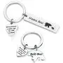 Zuo Bao Mama Bear and Baby Bear Keychain Set Mother Daughter Keychain Sweet Mom Jewelry Zuo Bao Mama Bear and Baby Bear Keychain Set Mother Daughter Keychain Sweet Mom Jewelry
