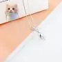 Meiniya S925 Sterling Silver Cat Necklace Matte Silver Cat Pendant Collarbone Necklace Women Charm Jewelry Meiniya S925 Sterling Silver Cat Necklace Matte Silver Cat Pendant Collarbone Necklace Women Charm Jewelry