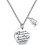 FUSTMW Music Note Necklace Treble Clef Necklace Music Lovers Gift Music Jewelry Teacher Gift Music is All Around of Us All You Have to Do is Listen