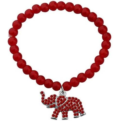 POTIY DST Gift DST Sorority Jewelry Pearl Bracelet with Crystal DST Bracelet for Women Girls