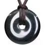 Gemstones Circle Fashion Peace Donut 30mm Beads Adjustable Braided Rope Crystal Jasper Agate Pendant Necklace Unisex Gemstones Circle Fashion Peace Donut 30mm Beads Adjustable Braided Rope Crystal Jasper Agate Pendant Necklace Unisex