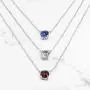 Sterling Silver 6mm Small Round Solitaire Choker Necklace Made with Swarovski Crystals Sterling Silver 6mm Small Round Solitaire Choker Necklace Made with Swarovski Crystals