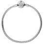 PANDORA Moments Sparkling Crown O Snake Chain, Clear CZ 925 Sterling Silver Charm Bracelet PANDORA Moments Sparkling Crown O Snake Chain, Clear CZ 925 Sterling Silver Charm Bracelet
