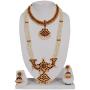 Fashionatelier Beautiful Designer Gold Plated Necklace Set