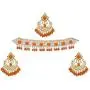 Finekraft Indian Meena KUNDAN Bridal Wedding Designer Gold Plated Pearls Necklace Jewelry Set Finekraft Indian Meena KUNDAN Bridal Wedding Designer Gold Plated Pearls Necklace Jewelry Set