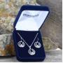 Montana Silversmiths Wreathed Horseshoe Treasure Jewelry Set