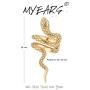 MYEARS Women Ear Cuff Earrings Gold Non Pierced Cartilage Clip on Open Wrap Hoop 14K Gold Filled Simple Minimalist Delicate Hypoallergenic Jewelry Gift