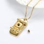 Minicremation Cremation Ashes Jewelry Cool Skateboard Urn Necklace for Ashes Stainless Steel Keepsake Urn Pendant Ashes Holder