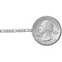 Savlano 925 Sterling Silver 6.5mm Italian Solid Figaro Link Chain Necklace With Gift Box For Men & Women - Made in Italy