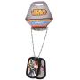 Star Wars Jewelry Boba Fett Stainless Steel Double Dog Tag Mens Pendant Necklace, 22''