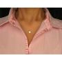 MiniJewelry Tiny Heart Necklace for Women Elegant and Simple Heart Necklace Gift for Girls Women Silver, Rose Gold, Gold, 20 Inch