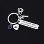 HOLLP Police Retirement Gifts Police Officer Retired Keychain One Journey End.So Another Can Begin Keychain Police Jewelry Gift for Police Officer