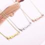 Sarineer Womens Plated Stainless Steel Mama Pendant Necklace Gifts for Mom Jewelry