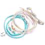 Wremily 15-20 Pieces Wave Strand Bracelet Set Handmade Braided Rope Bracelet for Women Girls, Adjustable Waterproof Multicolor Surfer String Bracelet Handcrafted Jewelry