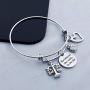 Eigso Scales of Justice Lawyer Gifts Bracelet Keychain She Believed She Could Law School Graduation Gift for Attorney Women New Lawyer Jewelry