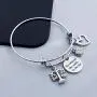 Eigso Scales of Justice Lawyer Gifts Bracelet Keychain She Believed She Could Law School Graduation Gift for Attorney Women New Lawyer Jewelry
