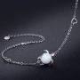 Cuoka Turtle Bracelet 925 Sterling Silver Opal Turtle Jewelry Sea Turtle Bracelet Ocean Nature Bracelet Turtle Gift for Her for Women