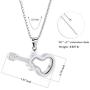 zeqingjw Glass Guitar Cremation Jewelry Urn Necklace Memorial Lockets for Ashes Stainless Steel Ashes Pendants Keepsake Jewelry