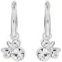 Disney Minnie Mouse Birthstone Jewelry for Women and Girls, Minnie Mouse Crystal Hoop Earrings