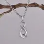 FCZDQ Ashes Necklace Infinite Love Urn Pendant Memorial Keepsake Cremation Jewelry FCZDQ Ashes Necklace Infinite Love Urn Pendant Memorial Keepsake Cremation Jewelry