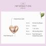 VOROCO 925 Sterling Silver Bracelets Charms Heart Style Infinity Love Charms Beads Gifts for Women Girls fit Pandora Bracelets