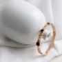 Luxe Alice Premium Fashion Accessory of Rose Gold Surgical Steel Bracelets for Women, Charm Link (Chain) Wrist Bracelet(Bangle)