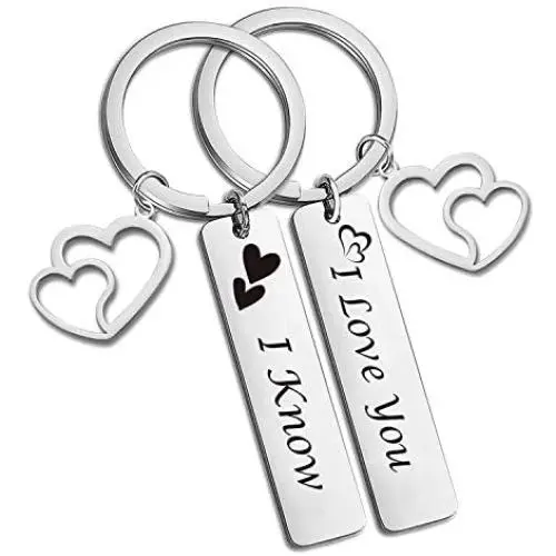 SIDIMELO Couple Gifts for Him and Her Wedding Gifts Star Wars Jewelry I Love You I Know Keychain Girlfriend Boyfriend Husband Wife Couple Keychain SIDIMELO Couple Gifts for Him and Her Wedding Gifts Star Wars Jewelry I Love You I Know Keychain Girlfriend Boyfriend Husband Wife Couple Keychain