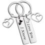 SIDIMELO Couple Gifts for Him and Her Wedding Gifts Star Wars Jewelry I Love You I Know Keychain Girlfriend Boyfriend Husband Wife Couple Keychain