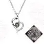 I Love You Necklace 100 Languages Projection Heart Pendant Necklace Crystal Loving Memory Collarbone Necklace with Red Rose Jewelry Storage Box for Valentines Day (Silver) I Love You Necklace 100 Languages Projection Heart Pendant Necklace Crystal Loving Memory Collarbone Necklace with Red Rose Jewelry Storage Box for Valentines Day (Silver)