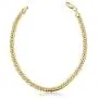 Solid 14k Yellow Gold Filled Bombay Curb Chain Bracelet for Men and Women (3.9 mm, 7.5 inch) Solid 14k Yellow Gold Filled Bombay Curb Chain Bracelet for Men and Women (3.9 mm, 7.5 inch)