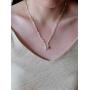 BOUTIQUELOVIN Padlock Pendant Necklace for Women | 14K Gold Plated Paperclip Chain Lock Pendant for Girls