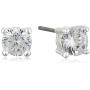 NINE WEST ''Nw Boxed Gifting Cubic Zirconia Round Shape Necklace and Earrings Jewelry Set