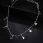 HUASAI Star Choker Necklace for Women Girls Delicate Handmade Gold Plated Brandy Melville Necklace Set Dainty Jewelry