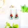 4 Pairs Handmade Epoxy Resin Dried Flower Dangle Drop Earrings Light Teardrop Earrings for Girls Women Christmas Valentines Day, 4 Styles 4 Pairs Handmade Epoxy Resin Dried Flower Dangle Drop Earrings Light Teardrop Earrings for Girls Women Christmas Valentines Day, 4 Styles