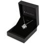 B.Catcher Silver Necklace Womens 925 Silver Cubic Zirconia Pendant Gemini Necklace