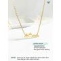 Altitude Boutique Snowy Mountain Necklace for Women Nature Lovers, Skiers, Hikers Campers (Gold, Silver, Rose Gold)