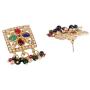 Crunchy Fashion Bollywood Style Traditional Indian Wedding Jewelry Green-Red peal Choker Necklace with Earring & tika Set for Women Girls