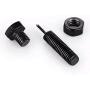 Mens Womens Stainless Steel Screw Stud Earrings, Mens Womens Punk Hip-hop Rock Spike Rivet Nail Unisex Piercing Screw Ear Stud Jewelry for men women boys