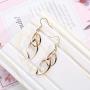 Fashion Palace Hollow Carved Helix Knot Assorted Dangle Twist Wave Filigree Teardrop Heart Peach Linear Earrings for Women Girls Teen Trendy Jewelry