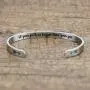 Joycuff Bracelets for Women Inspirational Mantra Cuff Bangle Friend Encouragement Christmas Birthday Gifts for Her