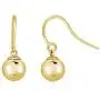 BERRICLE Yellow Gold Flashed Sterling Silver Ball Bead Fish Hook Fashion Dangle Drop Earrings BERRICLE Yellow Gold Flashed Sterling Silver Ball Bead Fish Hook Fashion Dangle Drop Earrings